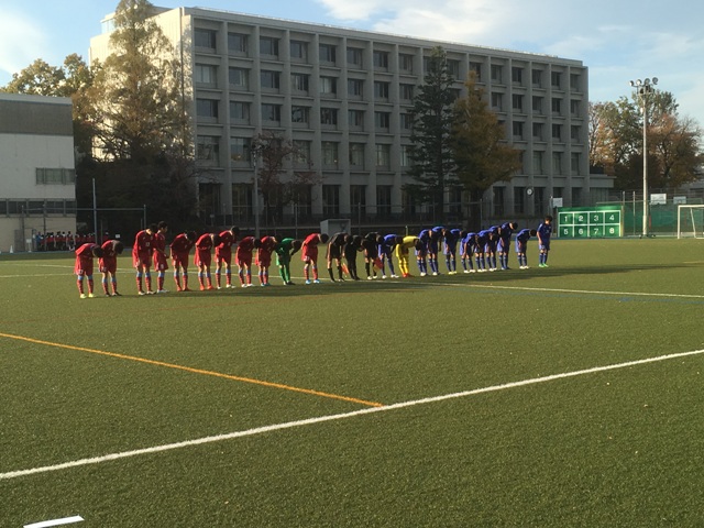 12月1日 日 新人戦3回戦 Vs都立駒場 クラブ活動 東京都市大学付属中学校 高等学校