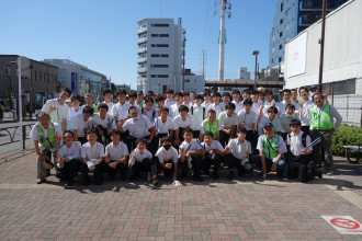 駅前清掃美化活動（写真⑨）集合写真