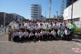 駅前清掃美化活動（写真⑨）集合写真