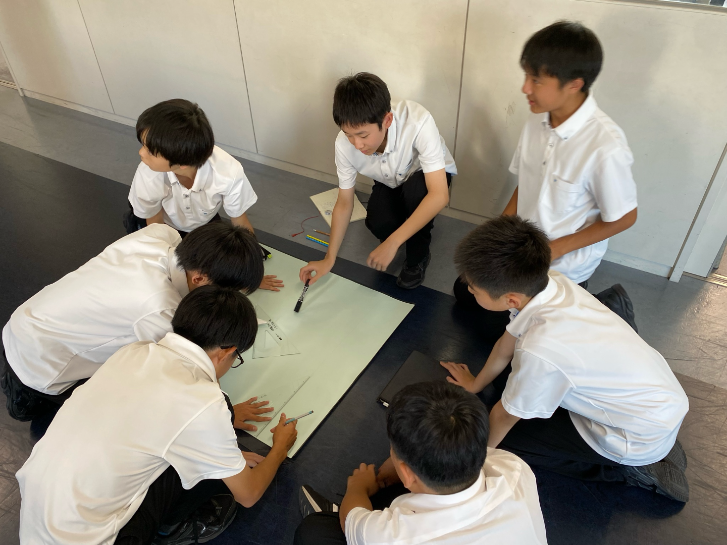 中学１年 中１ 柏苑祭準備 | 東京都市大学付属中学校・高等学校
